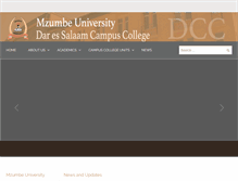 Tablet Screenshot of dcc.mzumbe.ac.tz
